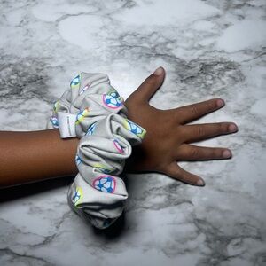 Jumbo size soccer scrunchie.